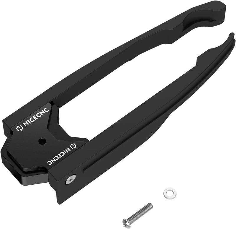 NICECNC Black Chain Protector Slider Guide Swingarm Auminum Compatible with Yamaha Raptor 7002006 2007 2008 2013-2026, RAPTOR 700 50TH ANNIVERSARY 2006, RAPTOR 700R CALIF 2024,See Fitments - Image 1